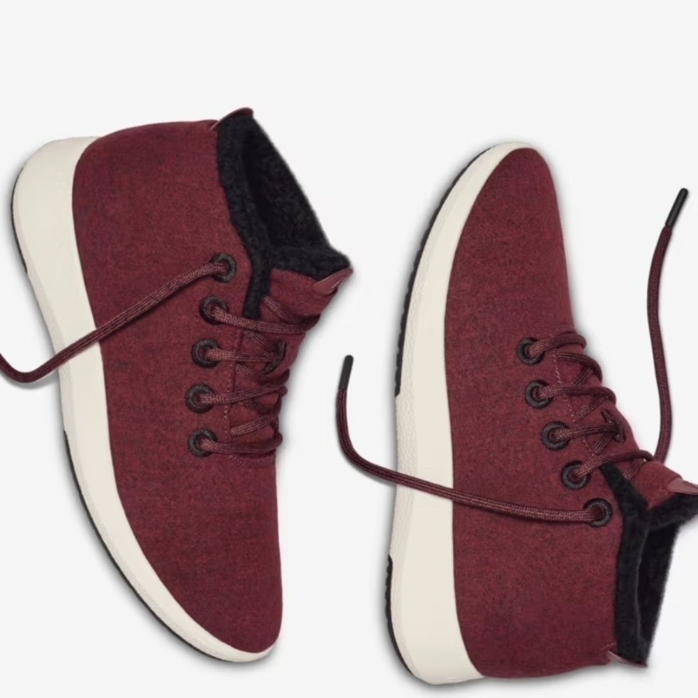 Allbirds Mens Wool Runner Up Mizzle Fluff High Top Sneakers Shoes sz 12